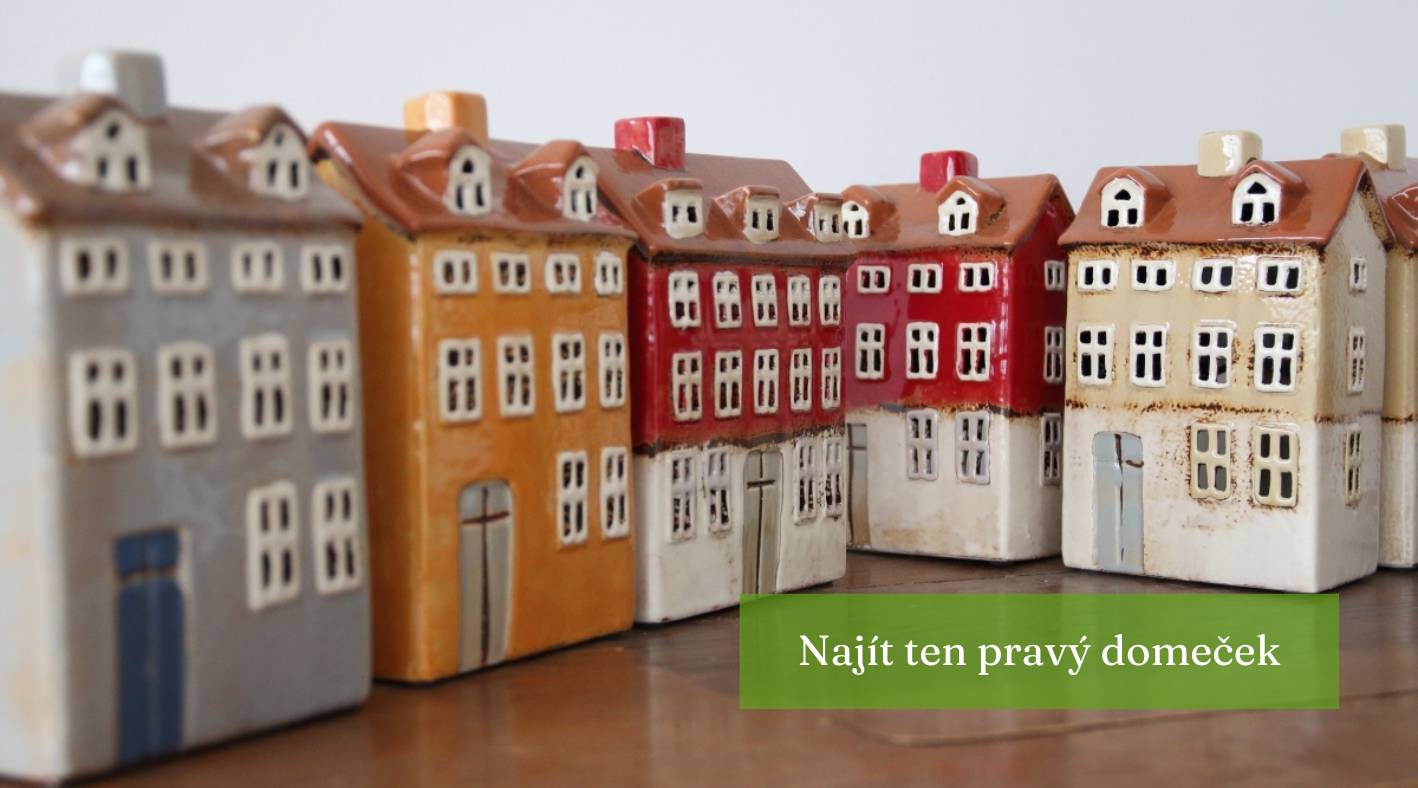 Keramické domčeky
