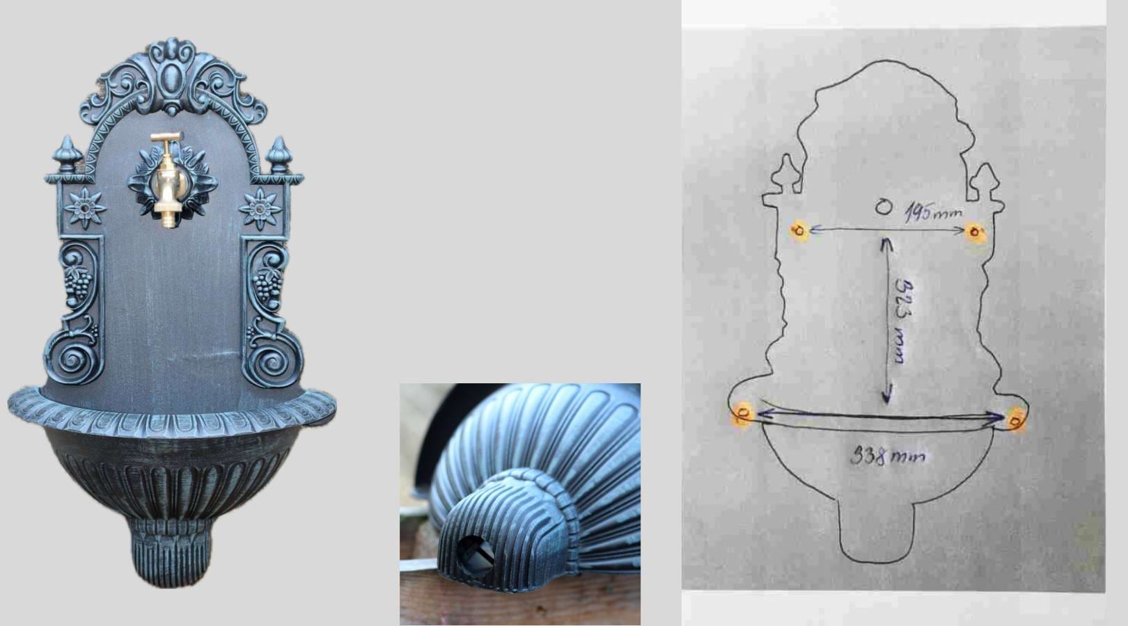 zahradn&iacute; umyvadlo na z&iacute;dce