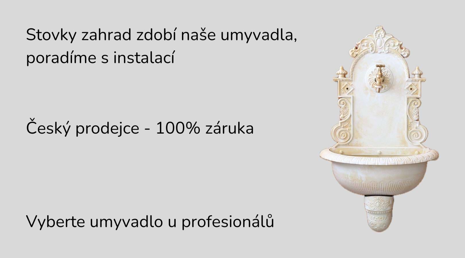 zahradn&iacute; umyvadlo na z&iacute;dce