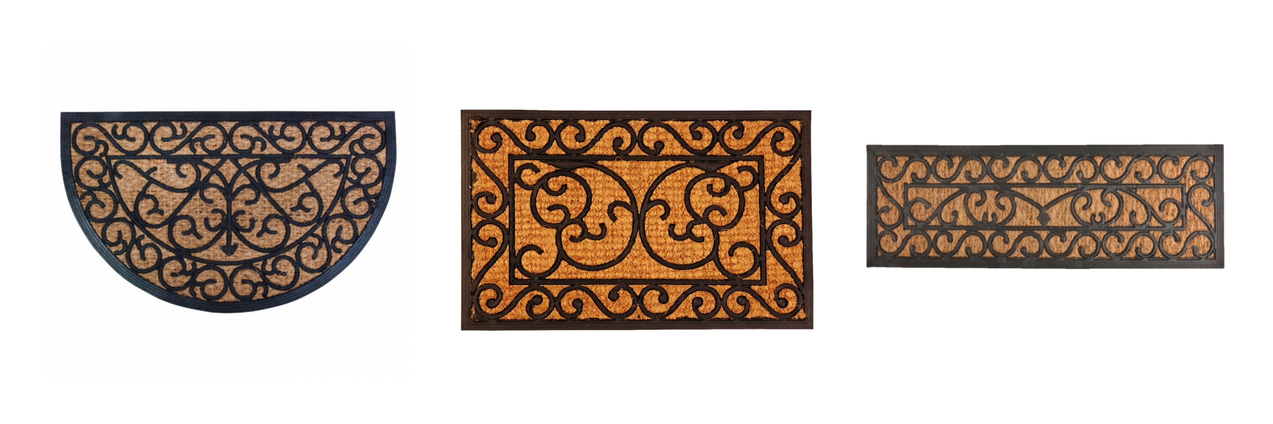 rohožka s ornamentem v různ&yacute;ch velikostech