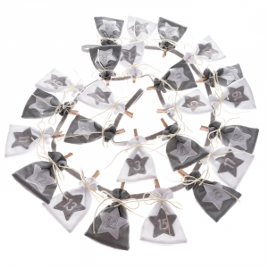 Adventní kalendář z pytlíčků 187cm