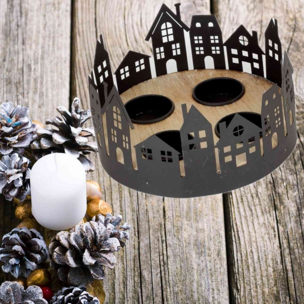 Adventní svícen 16,5x9cm