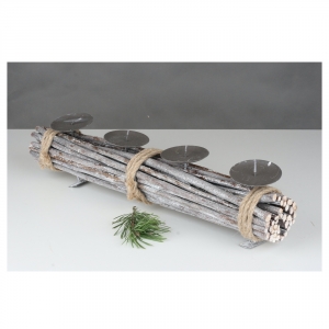 Adventní svícen ratanový 55cm