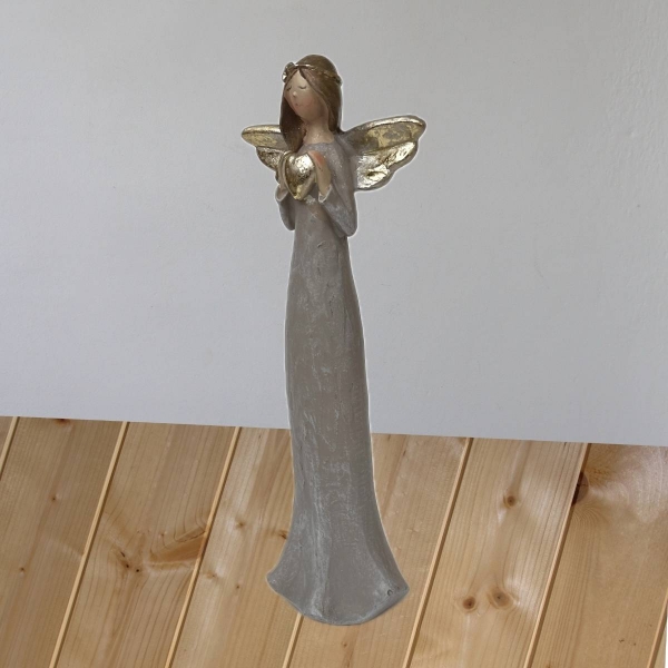 Anděl naděje srdce 25 cm 