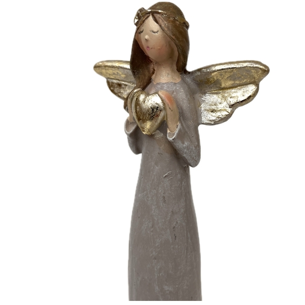 Anděl naděje srdce 25 cm 