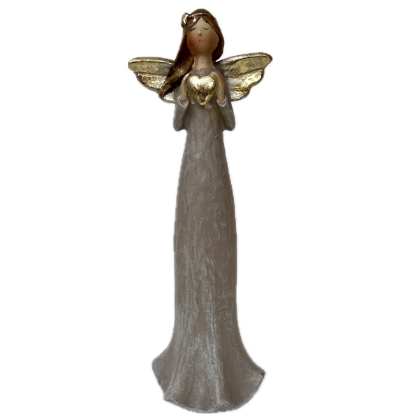 Anděl naděje srdce 25 cm 