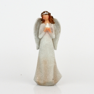 Anděl s holubicí 20cm