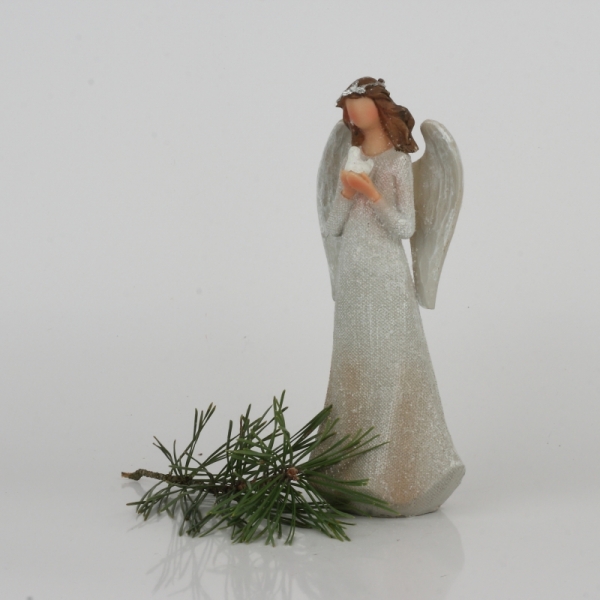 Anděl s holubicí 20cm