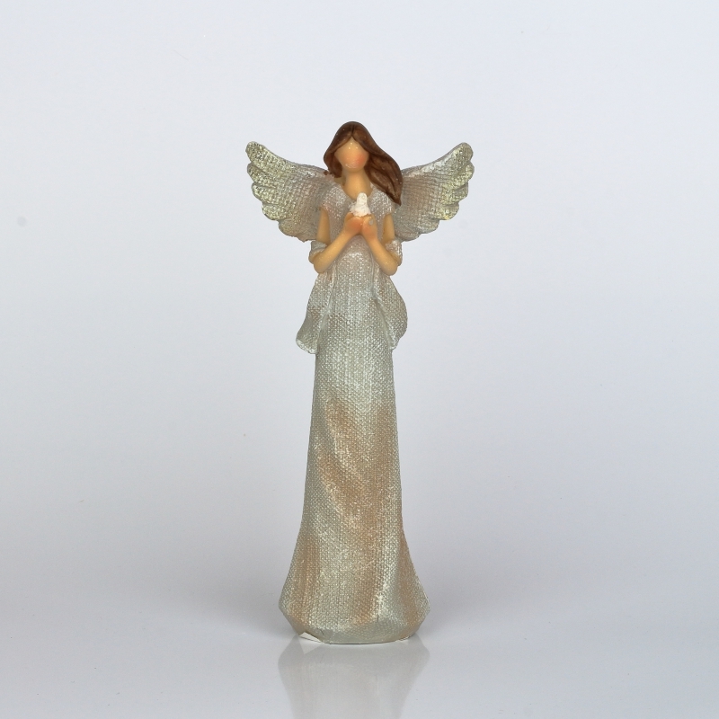 Anděl s holubicí Život je dar 20cm