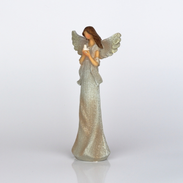 Anděl s holubicí Život je dar 20cm