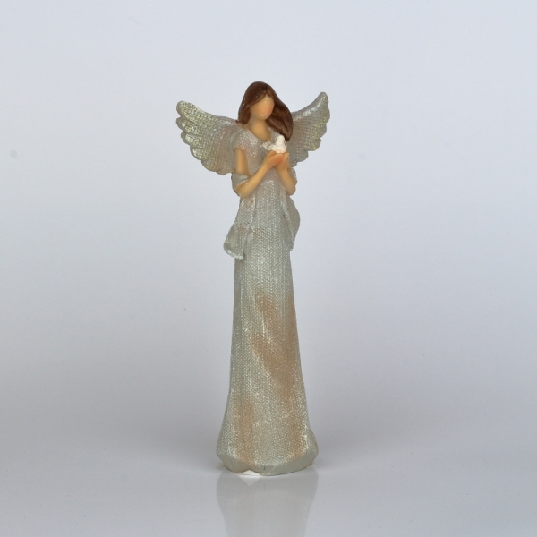 Anděl s holubicí Život je dar 20cm