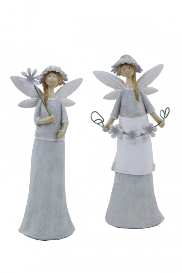 Anděl s květinovým pásem