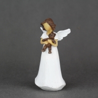 Anděl s medvídkem v náručí 14cm