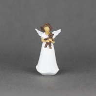 Anděl s medvídkem v náručí 14cm