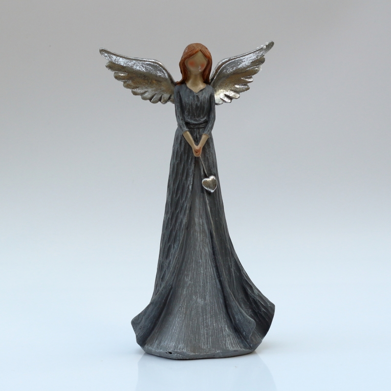 Anděl s šedými šaty XXL Láska