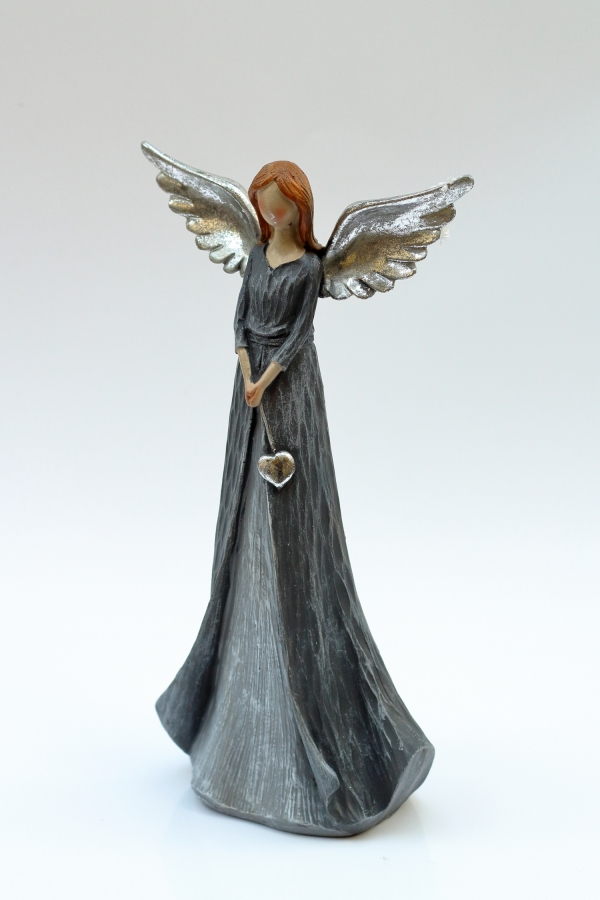 Anděl s šedými šaty XXL Láska