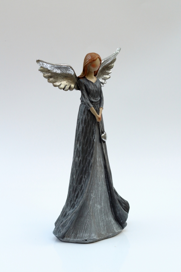 Anděl s šedými šaty XXL Láska