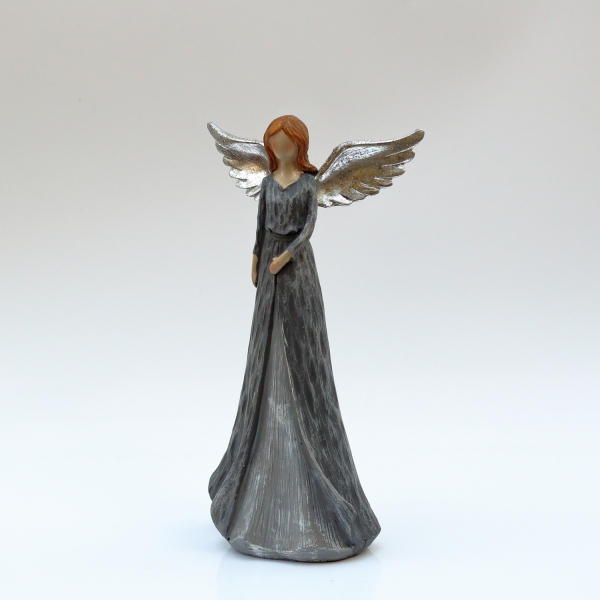 Anděl s šedými šaty XXL Mateřství