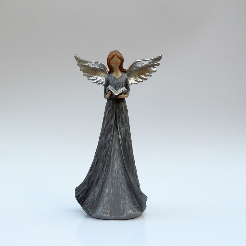 Anděl s šedými šaty XXL Moudrost