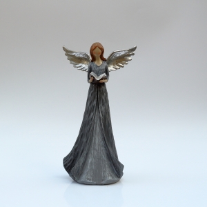 Anděl s šedými šaty XXL Moudrost