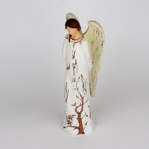 Anděl s větvemi stromu 34cm