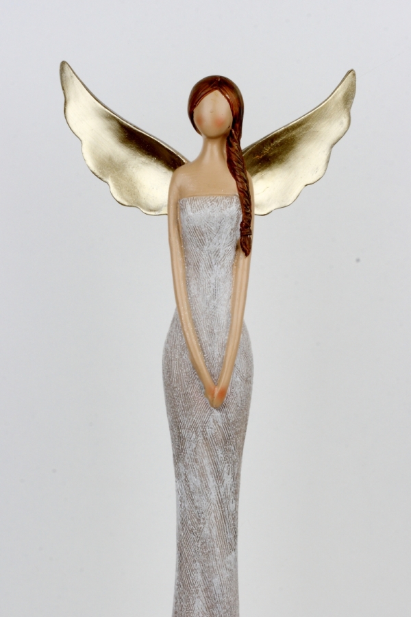Anděl se zlatými křídly 47cm