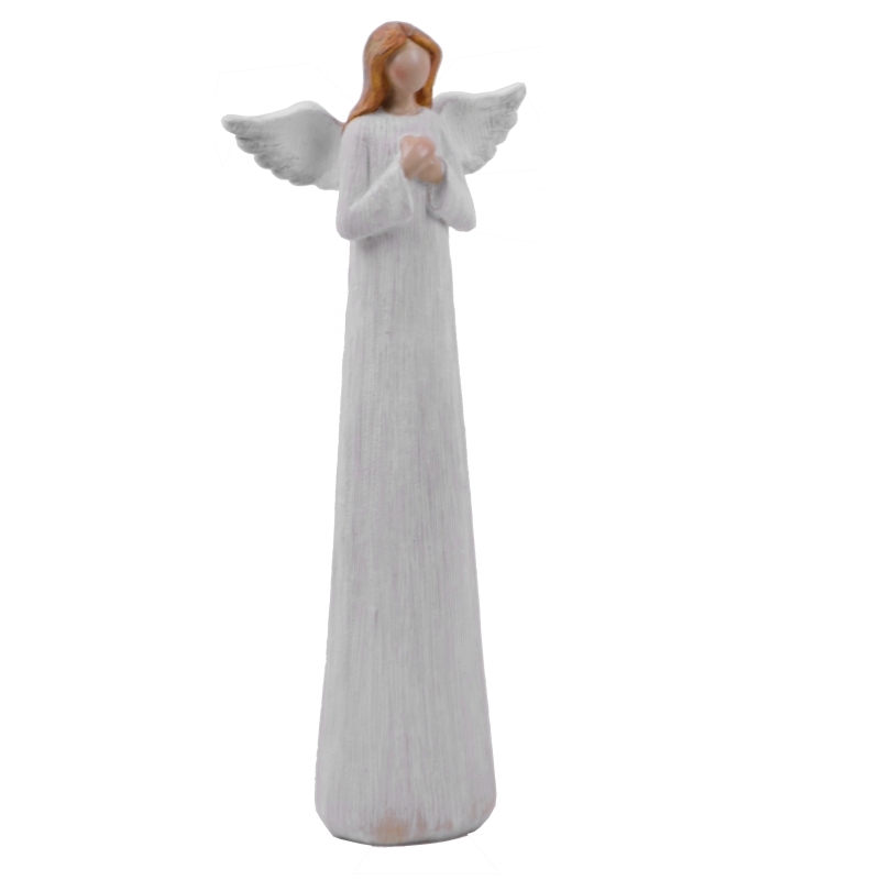 Anděl soška ruce na srdci Anastázie 30cm