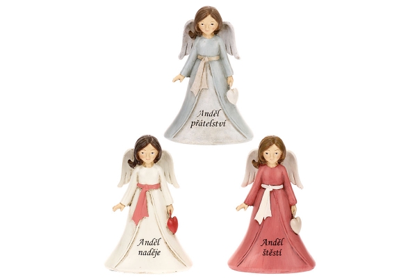 Anděl Štěstí 7x10x3,5 cm