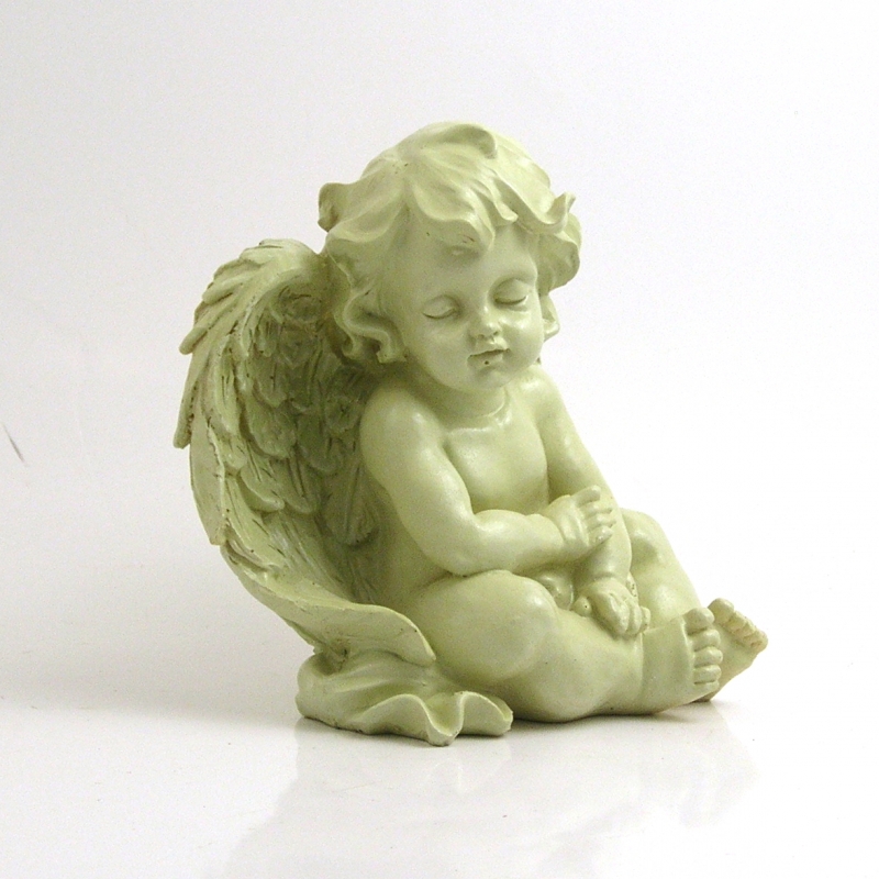 Anděl Štístko - sedící 17x15cm