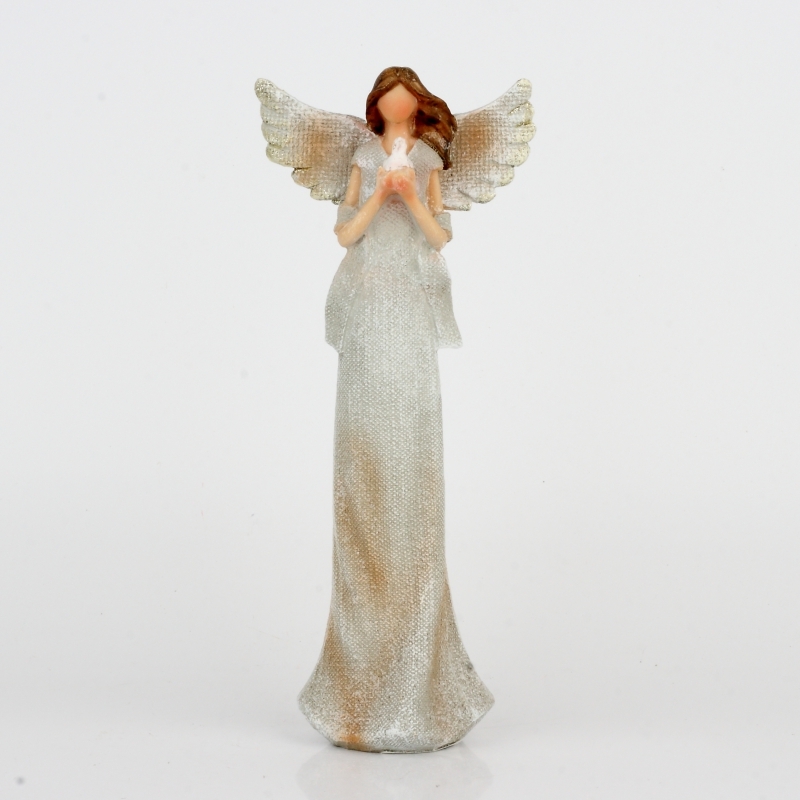 Anděl Svatební holubice 23cm