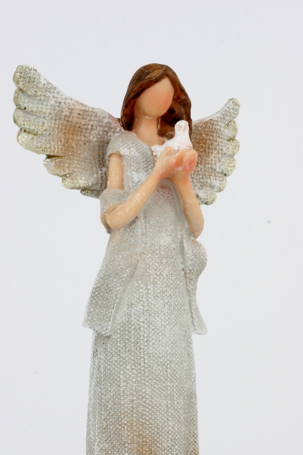 Anděl Svatební holubice 23cm