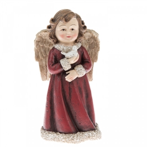 Andělíček s holubicí 12cm