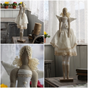 Andělka na podstavci 50cm