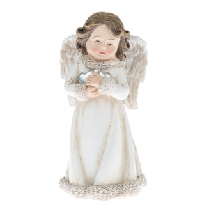 Andílek se srdíčky 12cm