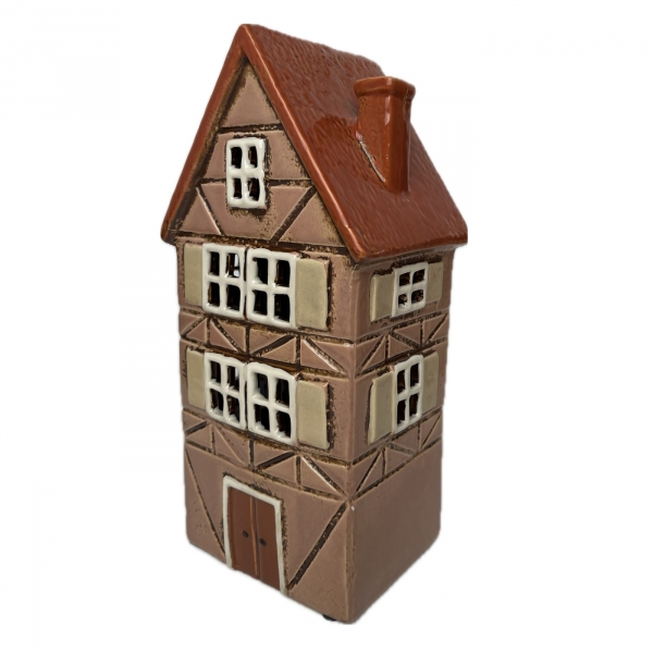 Architektonický klenot - keramický domek A 13,5x26,5x10,5cm