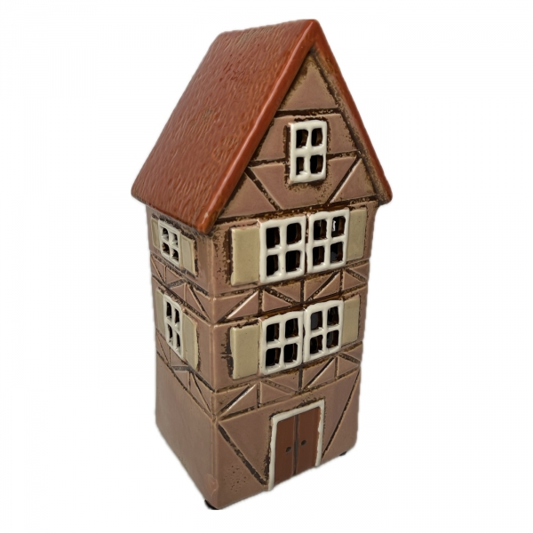Architektonický klenot - keramický domek A 13,5x26,5x10,5cm