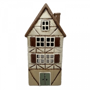 Architektonický klenot - keramický domek C 13,5x26,5x10,5cm