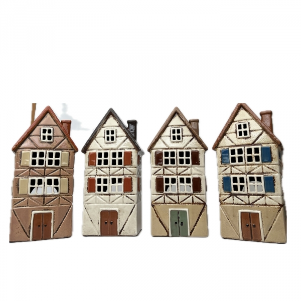 Architektonický klenot - keramický domek C 13,5x26,5x10,5cm