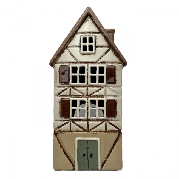 Architektonický klenot - keramický domek C 13,5x26,5x10,5cm