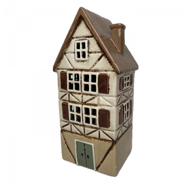 Architektonický klenot - keramický domek C 13,5x26,5x10,5cm