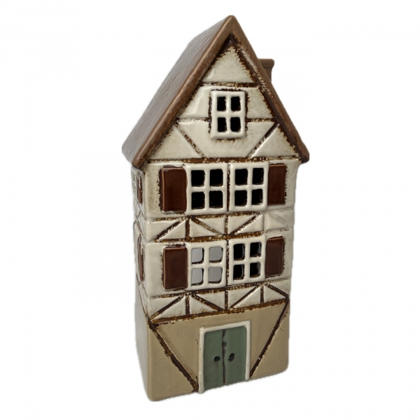 Architektonický klenot - keramický domek C 13,5x26,5x10,5cm