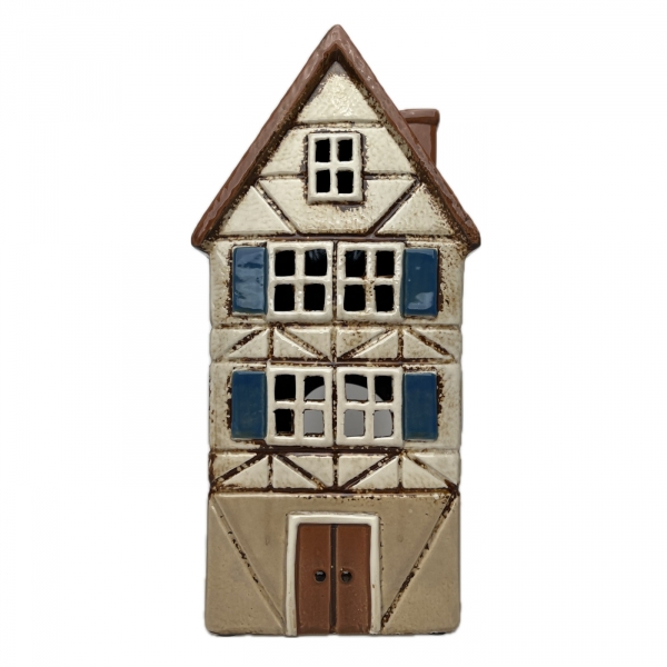 Architektonický klenot - keramický domek D 13,5x26,5x10,5cm