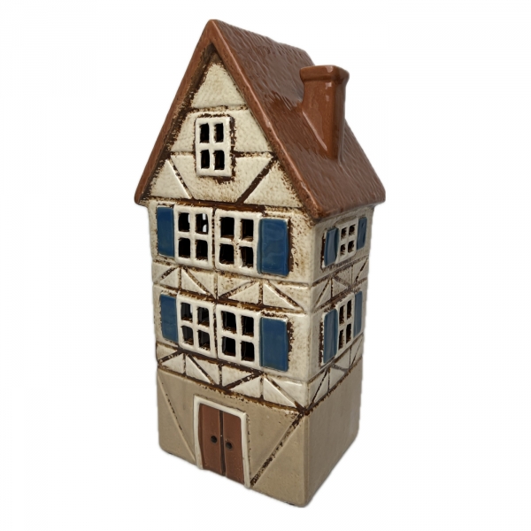Architektonický klenot - keramický domek D 13,5x26,5x10,5cm