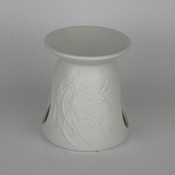 Aroma lampa bílá kolibřík 10cm