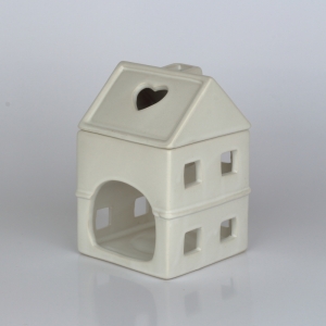 Aroma lampa domeček keramika 10,5×15×10,5cm