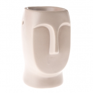 Aroma lampa hlava krémová 7,5x13x8,5cm