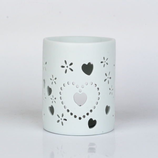 Aromalampa bílá 8,5x10x8,5cm