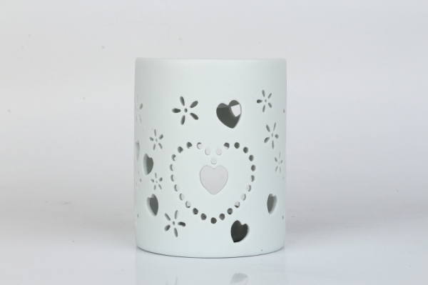 Aromalampa bílá 8,5x10x8,5cm