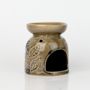 Aromalampa keramická hnědá 11x9cm