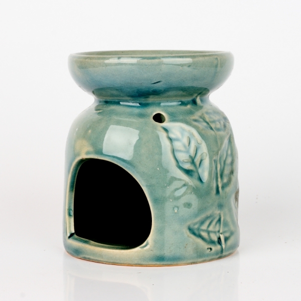 Aromalampa keramická zelená 11x9cm